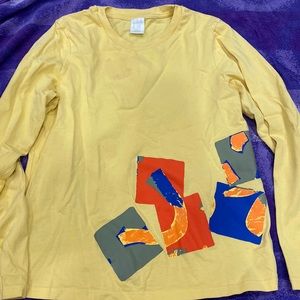COS size 8 to 10 rare kids long sleeve shirt with retro graphic